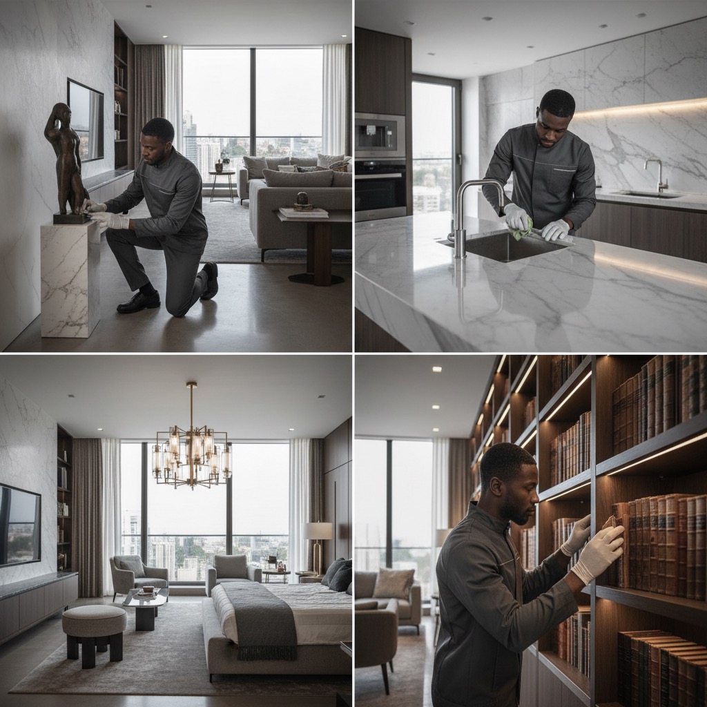 support the idea of how meticulous employees are with cleaning details.